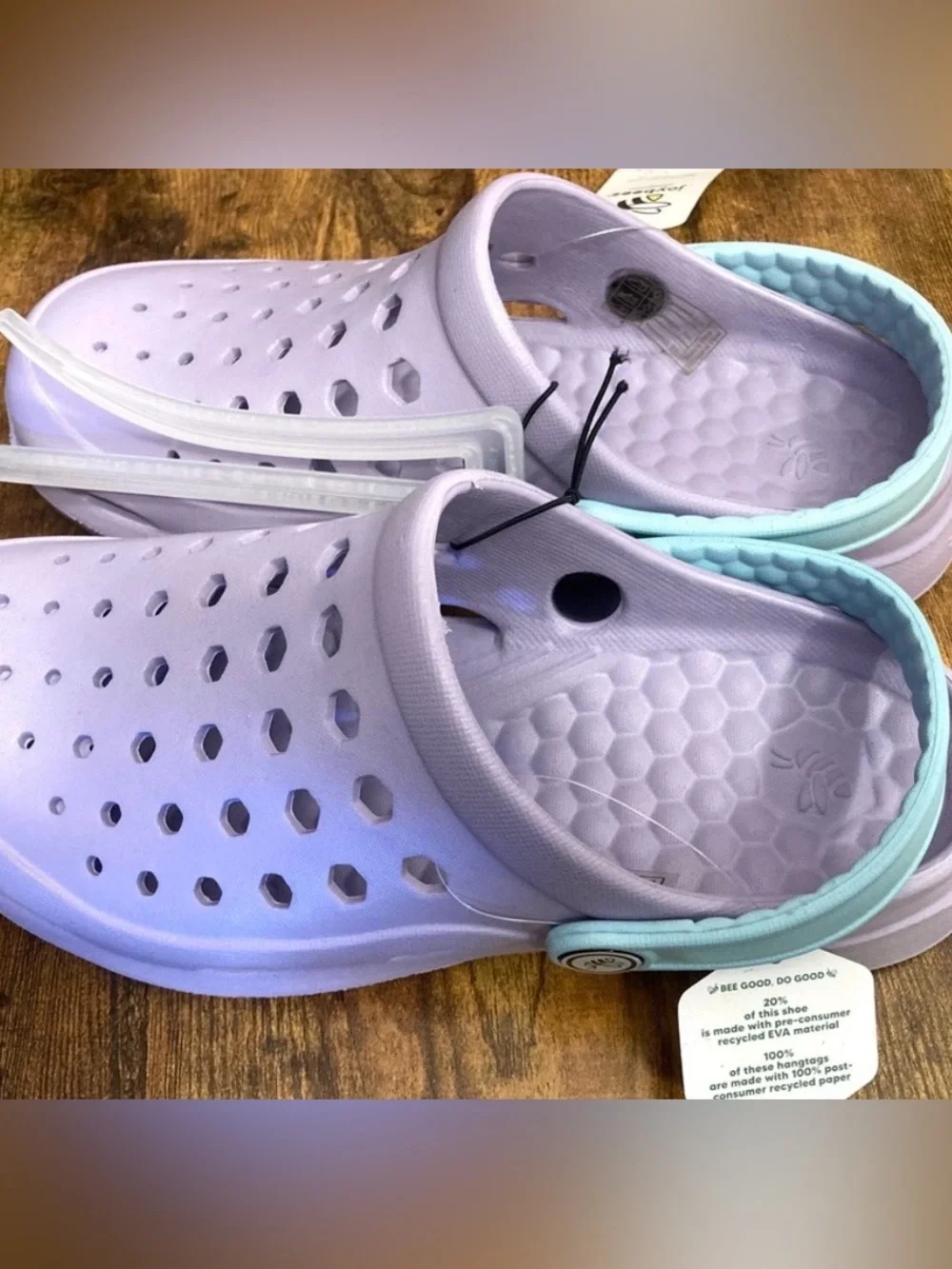 Joybees Kids Clogs Purple/blue Size J4 New (size 4)